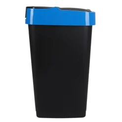 Heidrun Abfallbehälter^Abfalleimer Mit Schwingdeckel 60L Blau