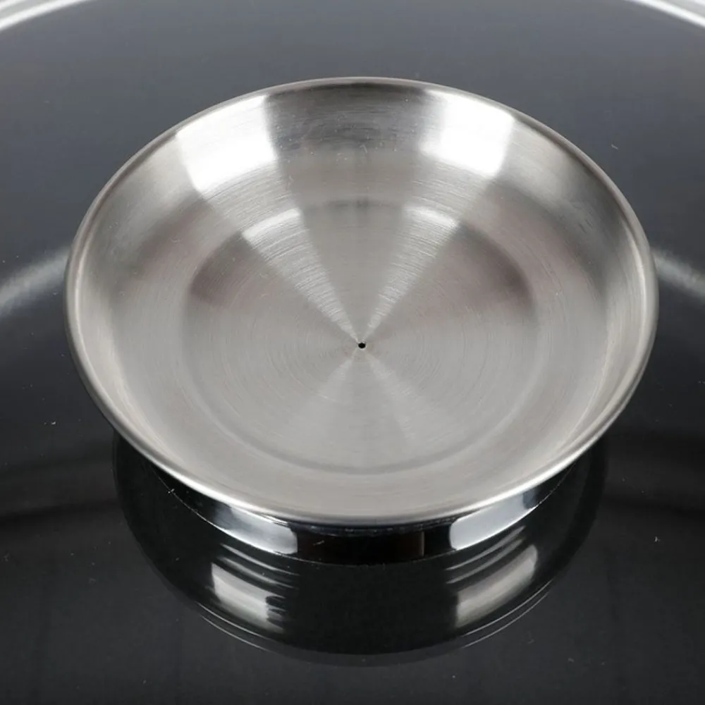 TP Töpfe Und Pfannen^Aluguss-Servierpfanne Mit Glasdeckel Und Aromaknopf 24Cm
