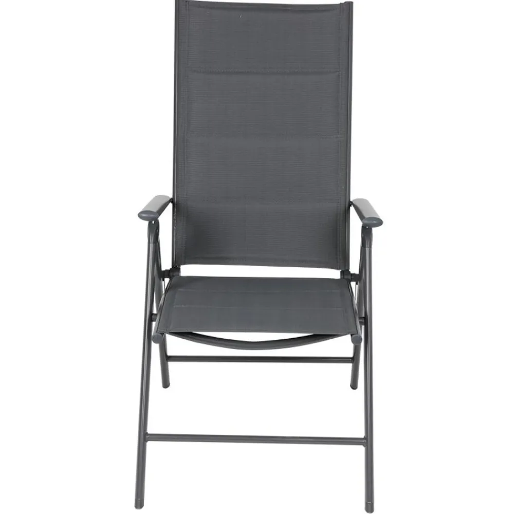 Sunny Moments Gartenstühle^Alu-Klappsessel 57X68X110Cm Anthrazit