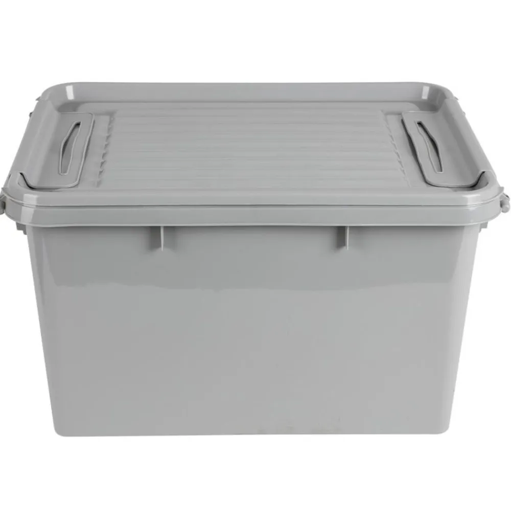 Plast 1 Aufbewahrungsboxen^Aufbewahrungsbox Recycled Mit Deckel 32L Grau