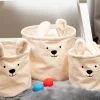New Home Körbe Und Taschen^AufbewahrungsKörbe Aus Teddystoff 3Er-Set Beige