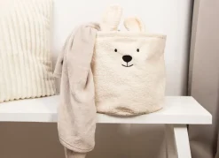 New Home Körbe Und Taschen^AufbewahrungsKörbe Aus Teddystoff 3Er-Set Beige