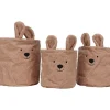 New Home Körbe Und Taschen^AufbewahrungsKörbe Aus Teddystoff 3Er-Set Braun