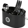 TP Geschirr Und Getränkebehälter^Besteckhalter Black-Line Aus Metall 28X13X19Cm