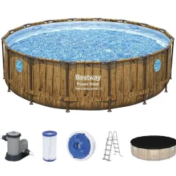 Bestway Pools^ #56725 Power Steel Swim Vista Series Ii Pool Komplett-Set 488X122Cm