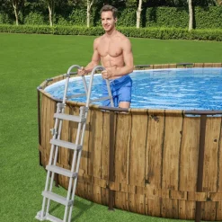Bestway Pools^ #56725 Power Steel Swim Vista Series Ii Pool Komplett-Set 488X122Cm