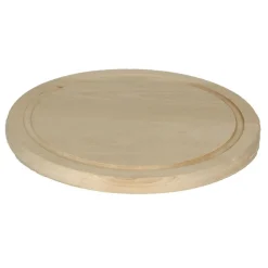 TP Bretter Und Tabletts^Birkenholz-Schneidebrett Rund 25X1,5Cm