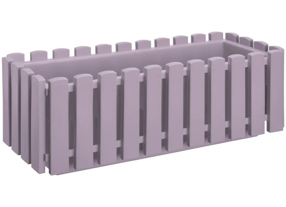 Plastkon Pflanzkübel^Blumenkasten Fency 46,5X18,5Cm Lavendel