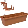 Plastkon Pflanzkübel^Blumenkasten-Set Extra Line 59Cm Terrakotta