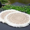 New Home Sonstige Innendeko^Boho-Platzset Aus Jute Mit Fransen 38Cm