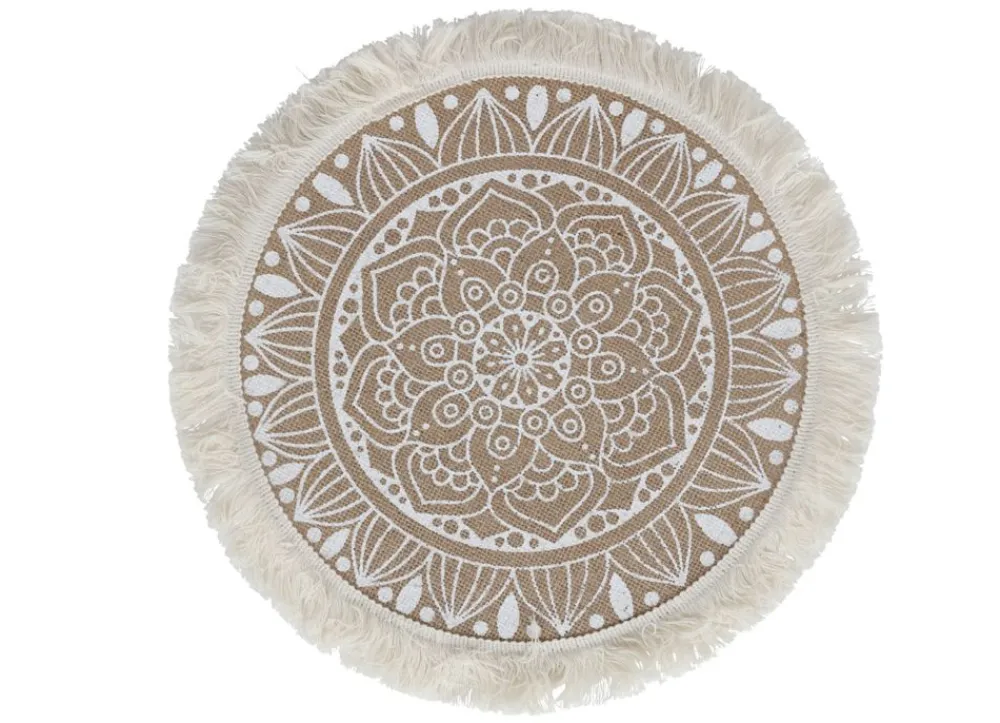 New Home Sonstige Innendeko^Boho-Platzset Aus Jute Mit Fransen 38Cm