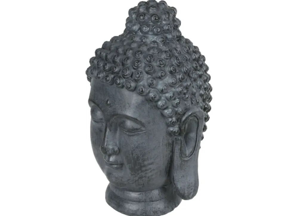 TP Gartenfiguren^Buddha Deko-Kopf Aus Magnesia Gros 29,5X29,5X47Cm