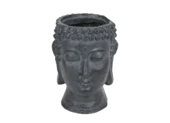 TP Gartenfiguren^Buddha Pflanztopf Aus Magnesia Klein 17,5X17,5X21Cm