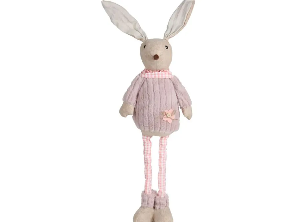 New Home Dekofiguren^Deko-Hase Mit Teleskopbeinen 110Cm Rosa