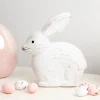 New Home Gartenfiguren^Deko-Hasen Aus Holz 13X5,5X13Cm White Washed