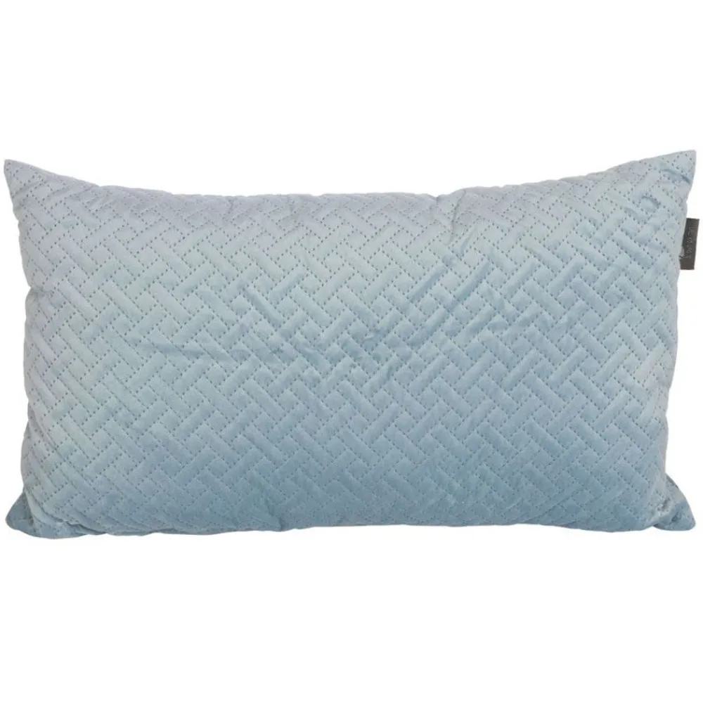 Sun Garden Textilien, Decken Und Kissen^Dekokissen Heaven In Steppoptik 45X25Cm Rauchblau