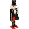 New Home Christmas Weihnachtsfiguren^Deko-Nussknacker Mit Samtumhang 38Cm Smaragdgrun