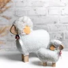 New Home Gartenfiguren^Deko-Schaf Mit Wolle 30Cm