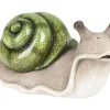 TP Gartenfiguren^Deko-Schnecke Mit Glasiertem Haus 40X20,5X19,5Cm