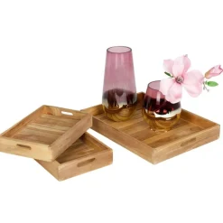 TP Bretter Und Tabletts^Deko-Tablett Aus Holz 26X5X18Cm