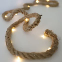 New Home Leuchtdeko^Deko-Tau Lichterkette Mit 30 Leds Warmweis