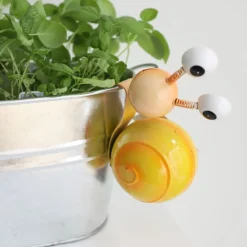 TP Gartenfiguren^Deko-Topfhanger Schnecke Aus Metall 13X10,5X7Cm
