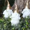 TP Gartenfiguren^Deko-Zwerg Mit Goldener Mutze 40Cm