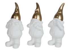 TP Gartenfiguren^Deko-Zwerg Mit Goldener Mutze 40Cm