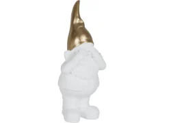 TP Gartenfiguren^Deko-Zwerg Mit Goldener Mutze 40Cm