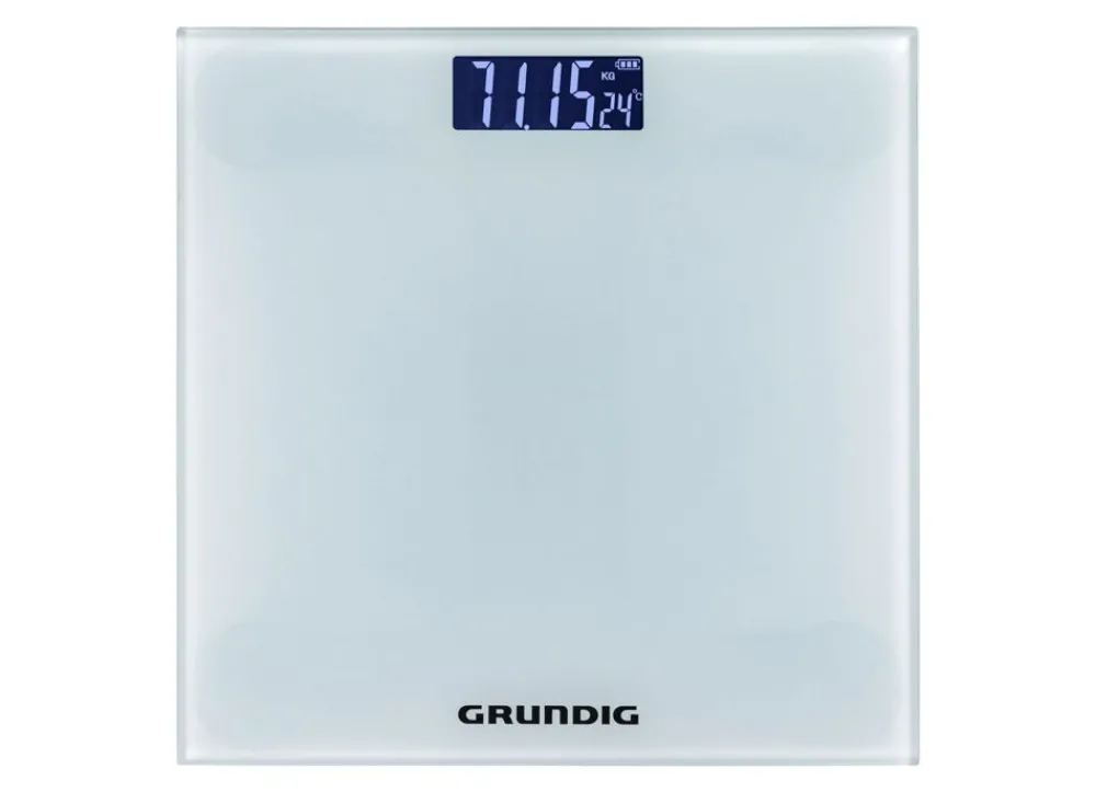 Grundig Badutensilien^Digitale Personenwaage Aus Glas 28X28Cm