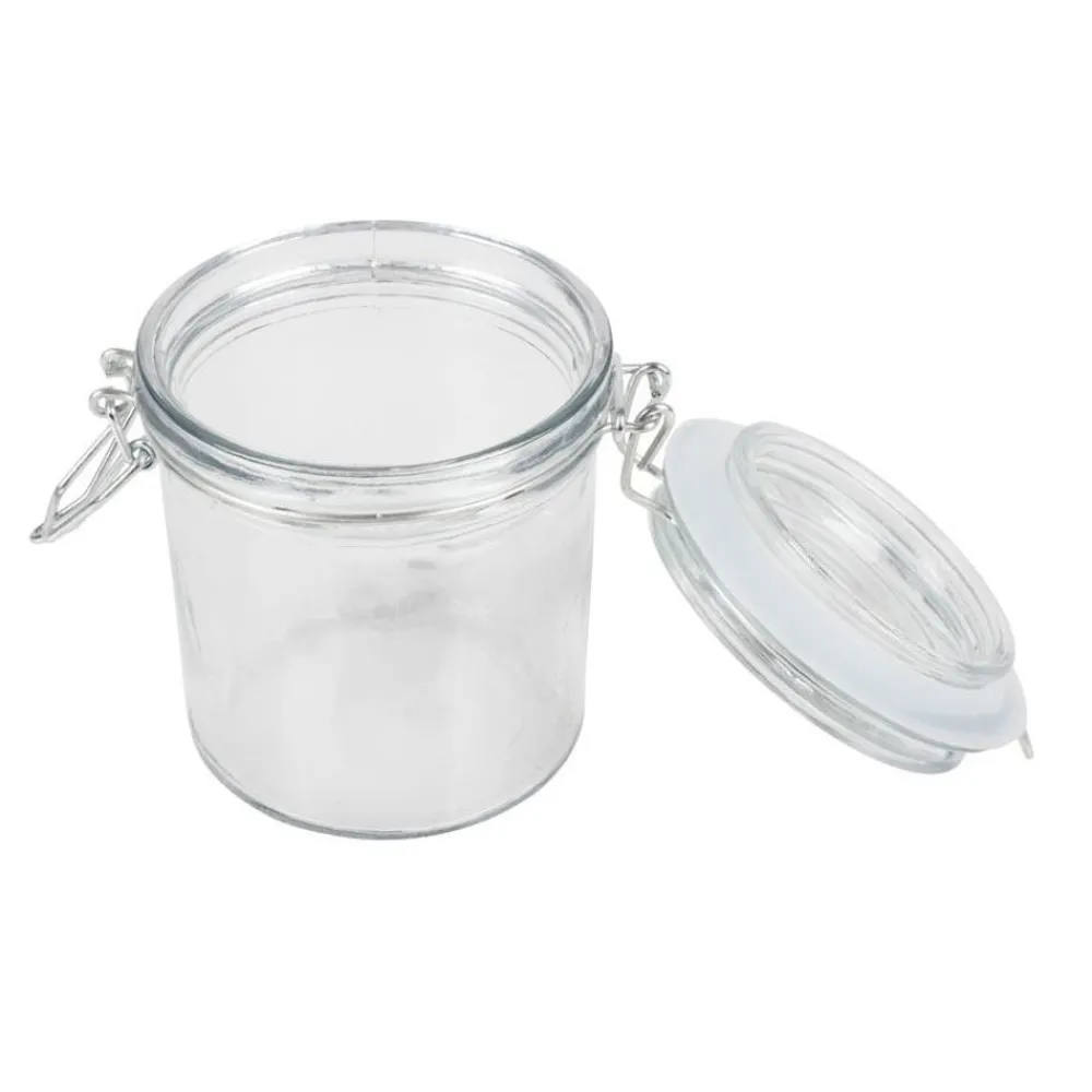 TP Vorratsdosen^Drahtbugelglas 300Ml Transparent