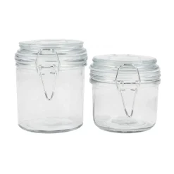 TP Vorratsdosen^Drahtbugelglas 300Ml Transparent