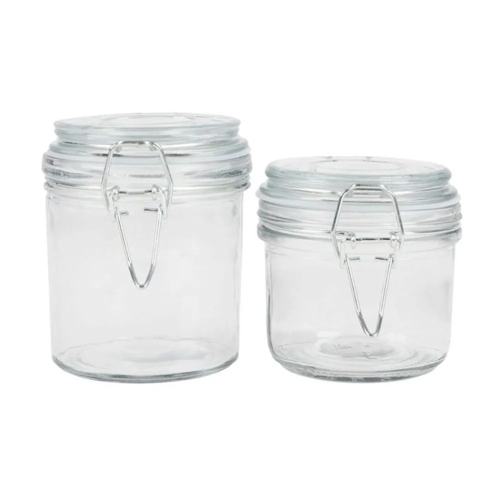 TP Vorratsdosen^Drahtbugelglas 300Ml Transparent
