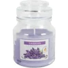 Bispol GmbH Duftkerzen^Duftkerze Im Glas Mit Aromadeckel 120G Lavendel
