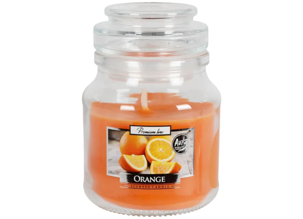 Bispol GmbH Duftkerzen^Duftkerze Im Glas Mit Aromadeckel 120G Orange
