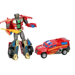 Eddy Toys Spielzeug Für Drinnen^ Transformer-Roboterauto 2In1
