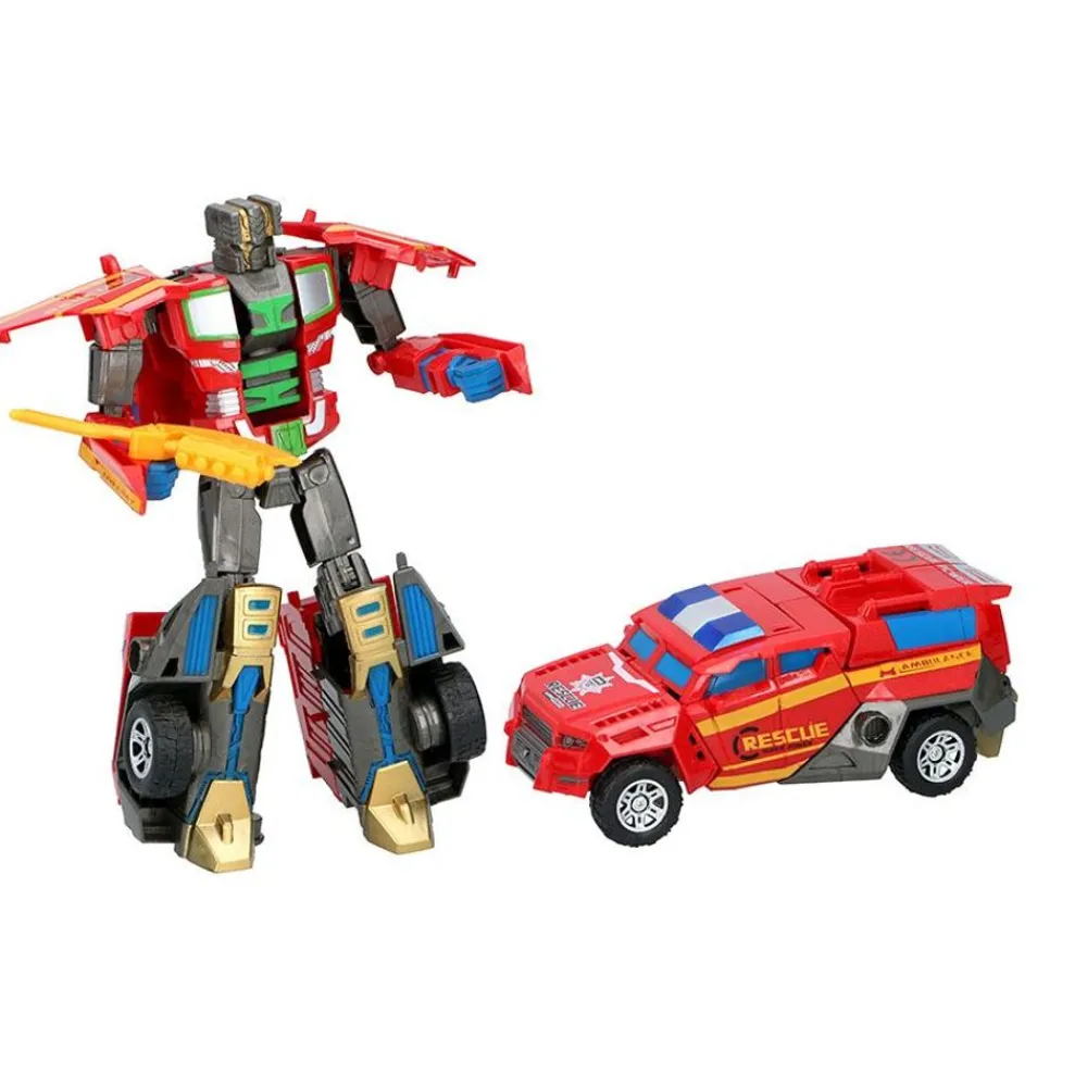 Eddy Toys Spielzeug Für Drinnen^ Transformer-Roboterauto 2In1