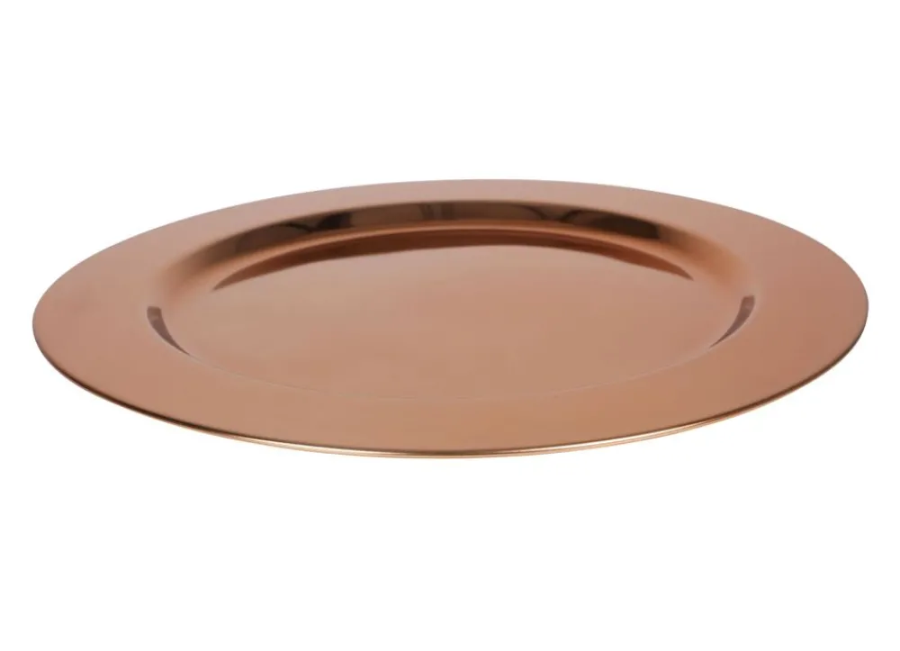 Pseudohersteller Geschirr Und Getränkebehälter^Edelstahl-Platzteller 35Cm Bronze