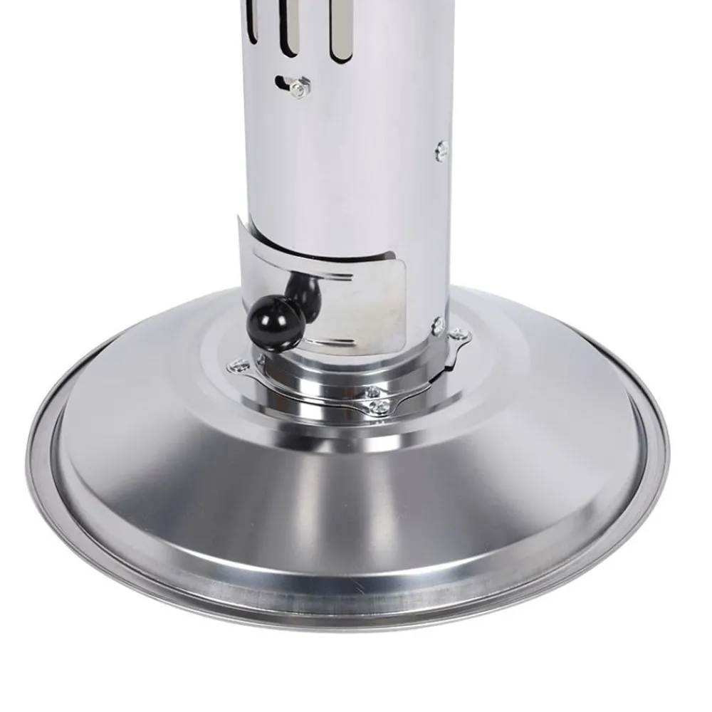 TP Grill Und Barbecue^Edelstahl-Saulengrill Rund 69Cm
