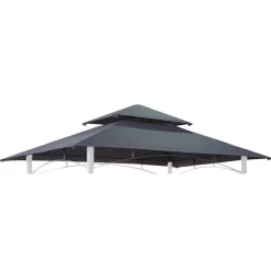 TP Pavillons^Ersatzdach Fur Bbq Grill-Pavillon Anthrazit