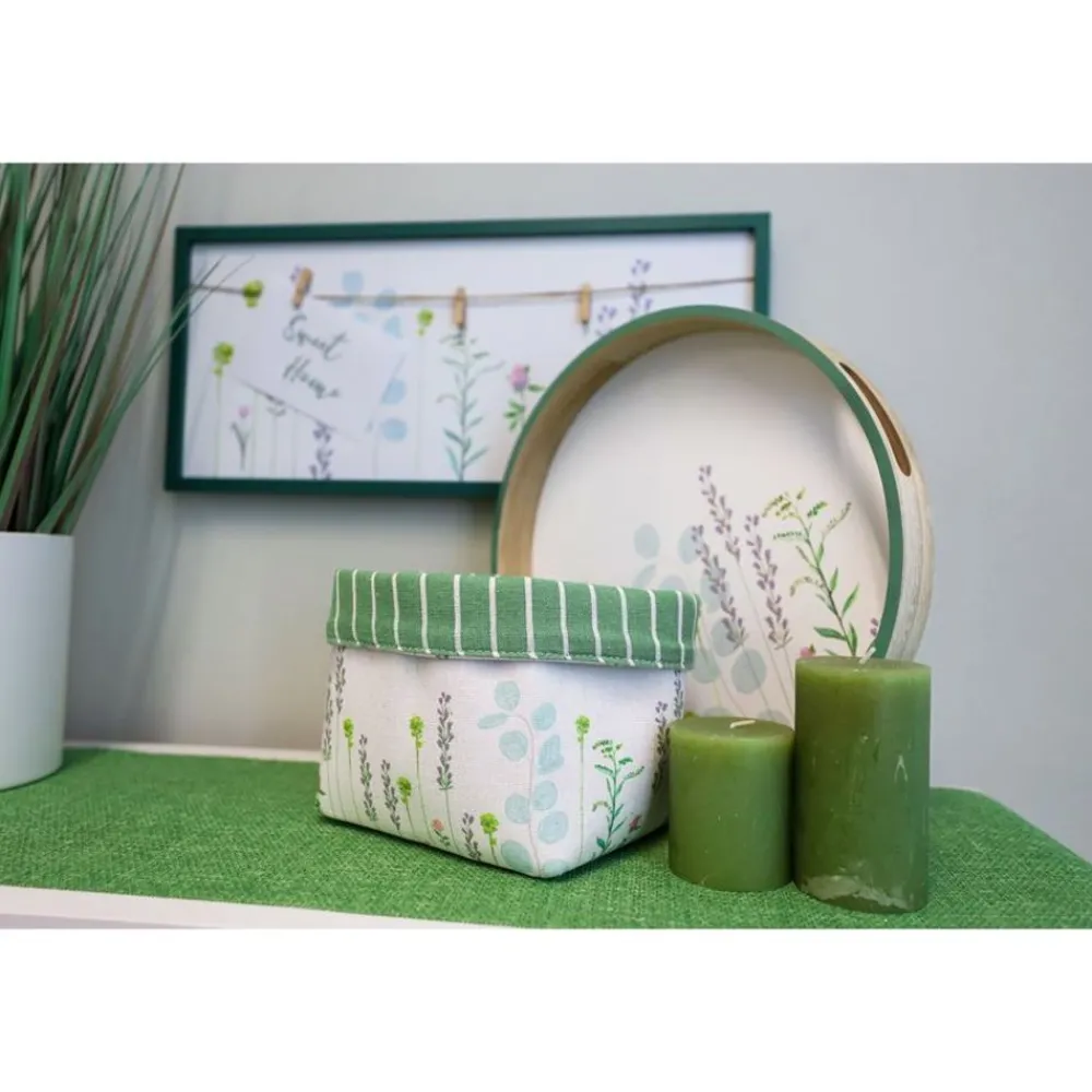 New Home Körbe Und Taschen^2Er-Set AufbewahrungsKörbe Blumenprint