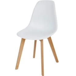 TP Sitzmöbel^Esszimmer-Schalenstuhl Weis