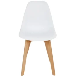 TP Sitzmöbel^Esszimmer-Schalenstuhl Weis