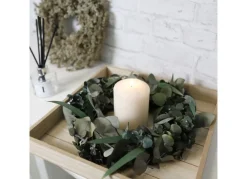 TP Kunstpflanzen Und Trockenblumen^Eucalyptuskranz 30Cm