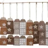 New Home Christmas Adventskalender^Filz-Adventskalender Hauser 72X107Cm Natur/Braun