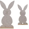 New Home Easter Gartenfiguren^Filz-Dekofigur Osterhase 62Cm Beige
