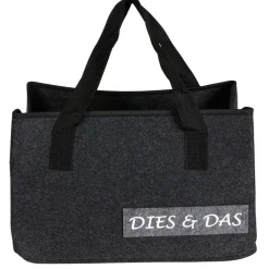 TP Körbe Und Taschen^Filztasche Mit Applikation 40X25,5X26,5Cm