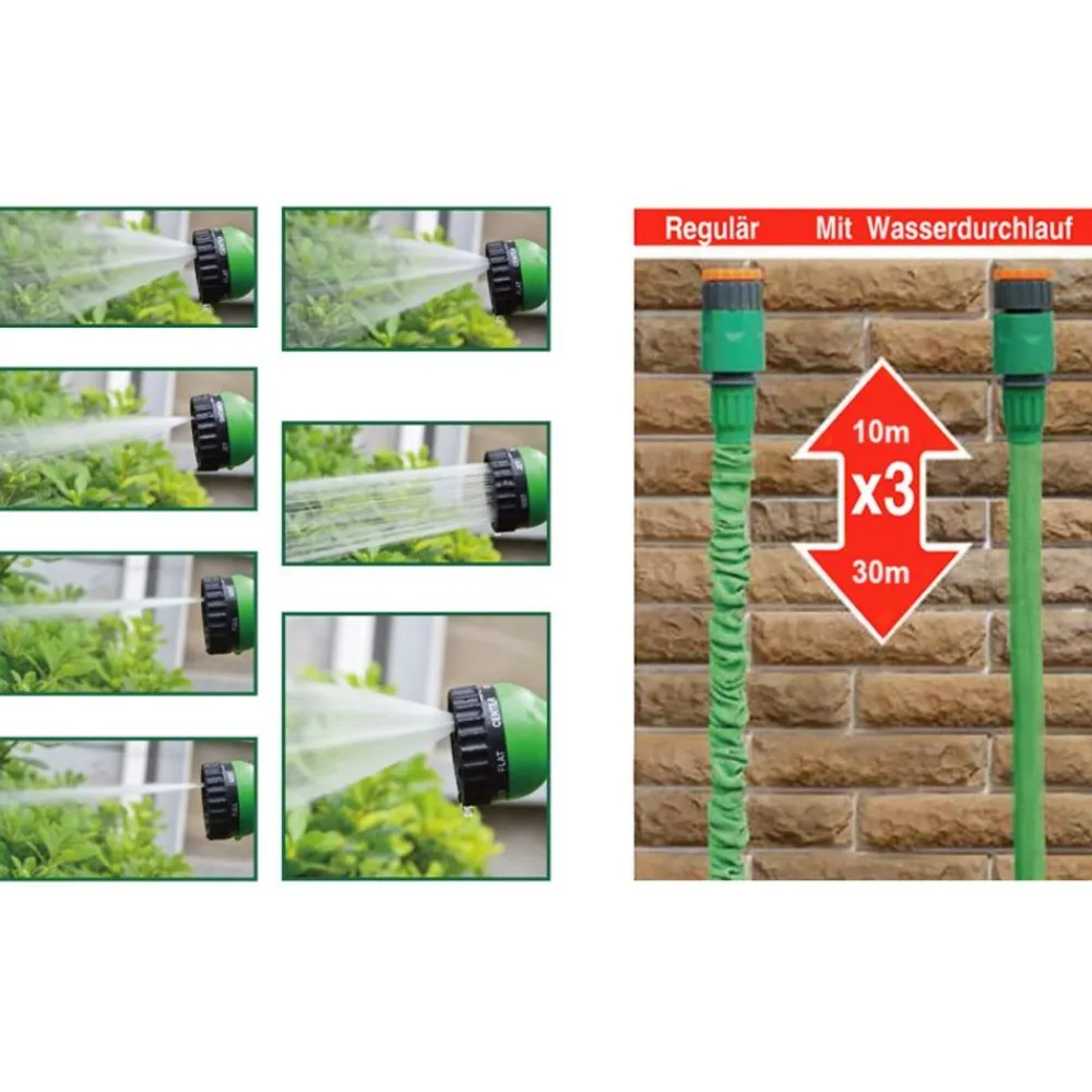 Grüner Jan Gartenschlauche Und Zubehör^Flexi Gartenschlauch 10-30M