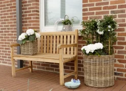 TP Gartenbänke^Gartenbank Java Natur Unbehandelt