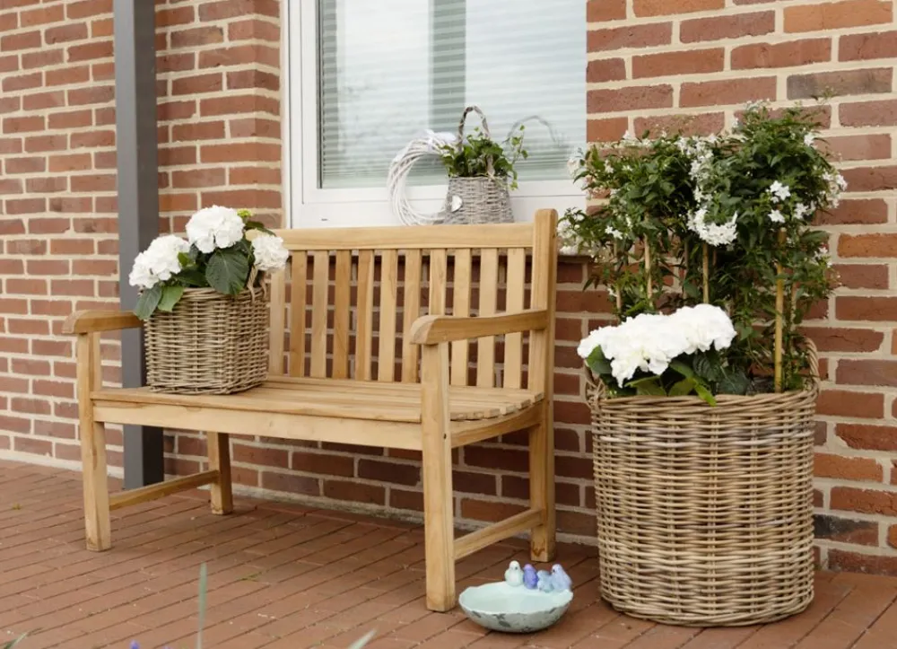 TP Gartenbänke^Gartenbank Java Natur Unbehandelt